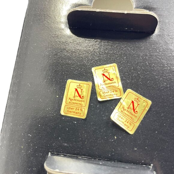 Nachtmann Germany Crystal Suncatcher Ornaments Set of 3 Rabbit Rooster Daffodil - Picture 12 of 13